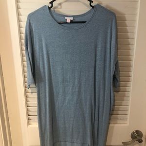 Solid heathered blue Irma